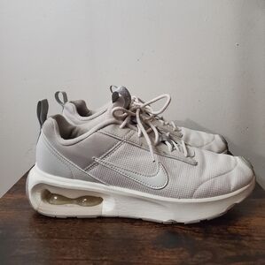 Nike Air Max Intrlk Lite Running Shoes Size Womens 7.5 Ivory Grey